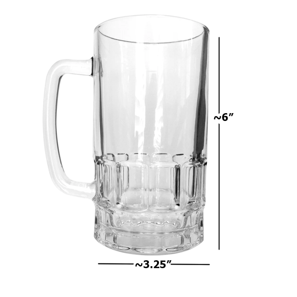 Clear Beer Stein