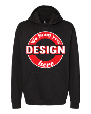 Black Unisex Pullover Hoodie