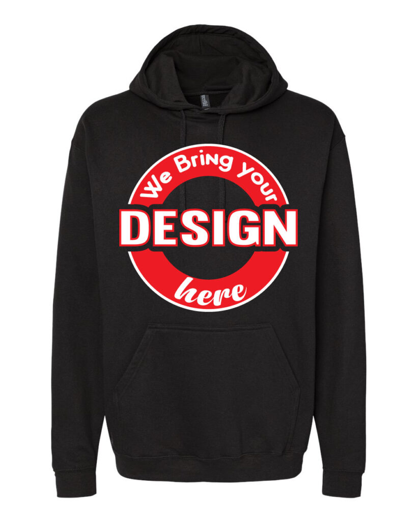 Black Unisex Pullover Hoodie