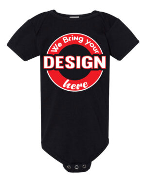 Black Softstyle® Infant One Piece