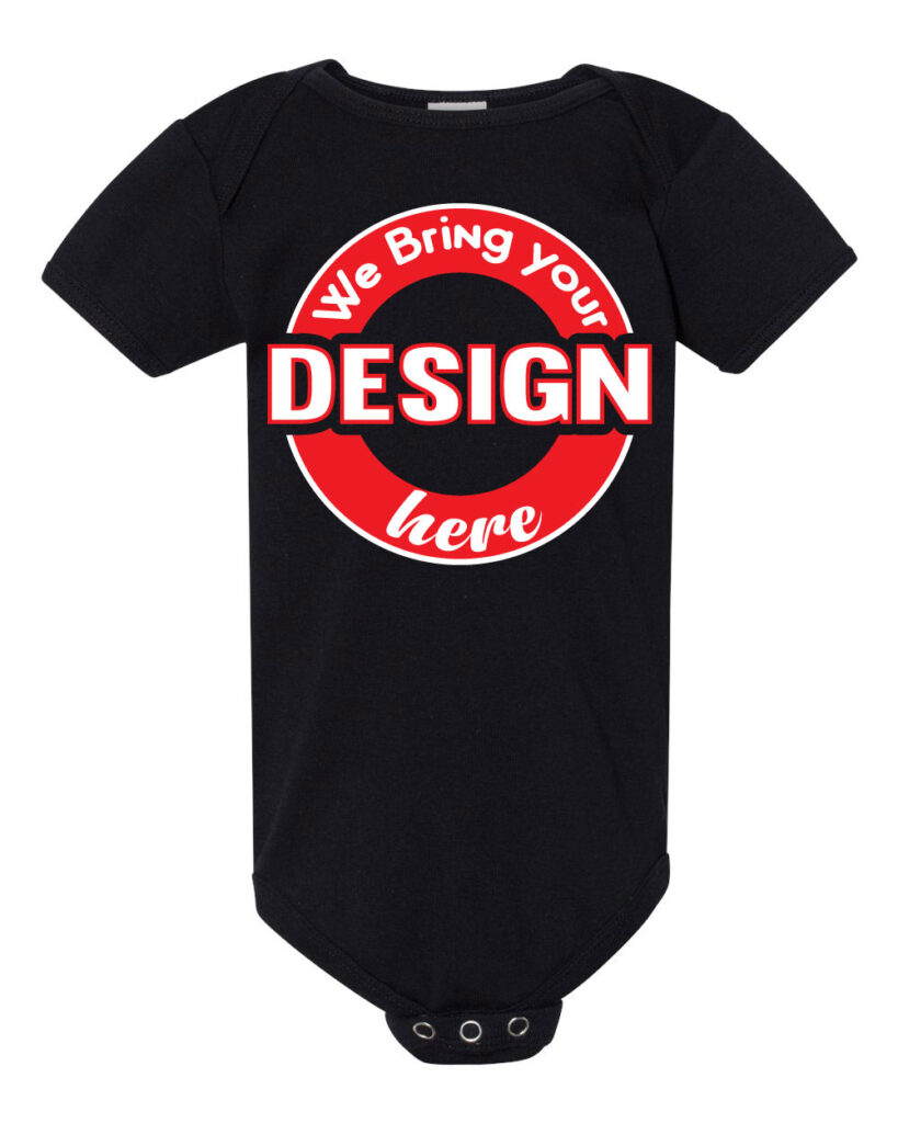 Black Softstyle® Infant One Piece
