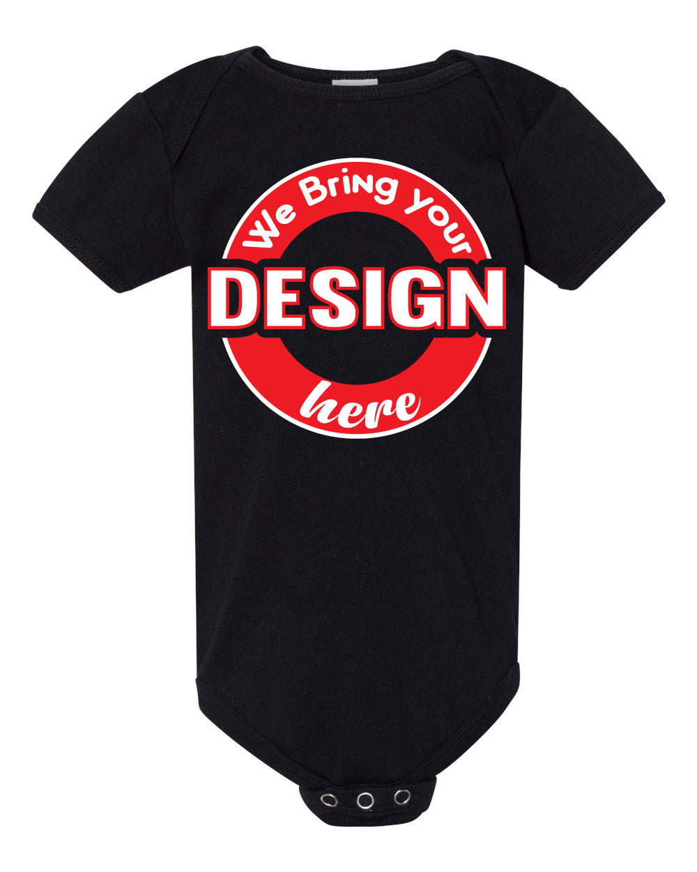 Black Softstyle® Infant One Piece