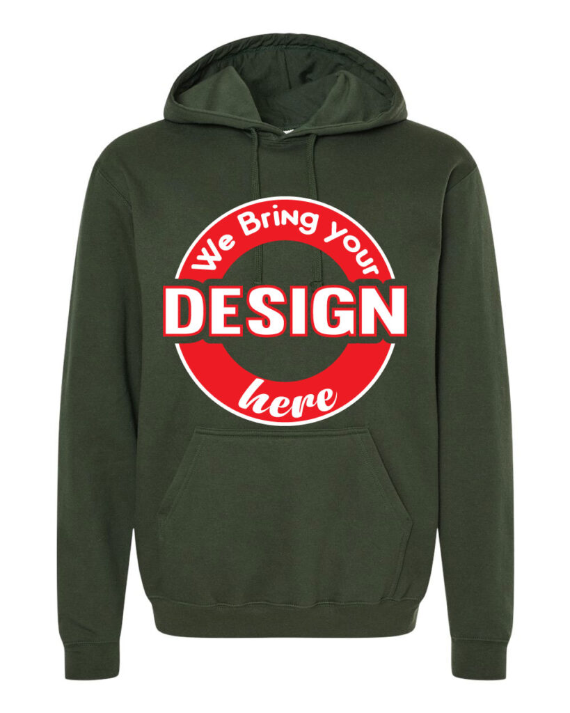 Forest Green Unisex Pullover Hoodie