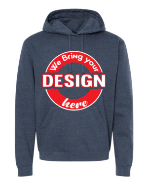 Heather Navy Unisex Pullover Hoodie