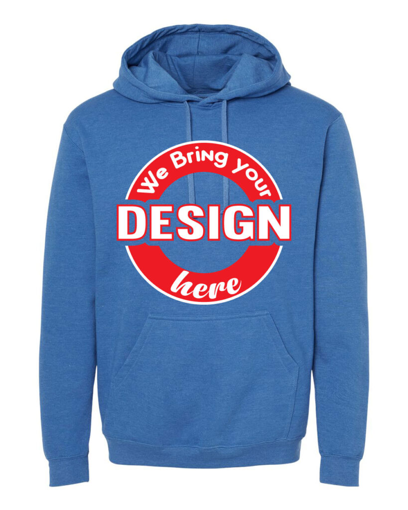 Heather Royal Unisex Pullover Hoodie
