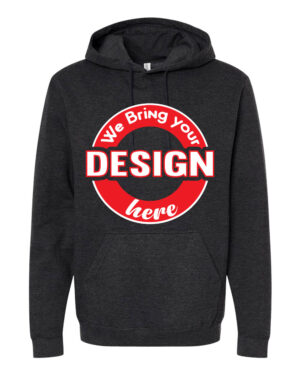 Jet Black Unisex Pullover Hoodie