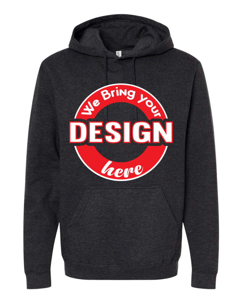 Jet Black Unisex Pullover Hoodie