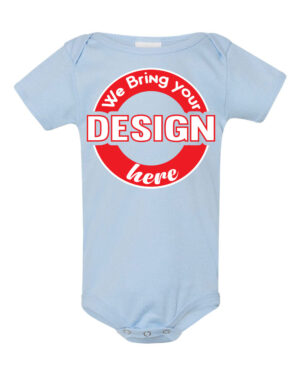 Light Blue Softstyle® Infant One Piece