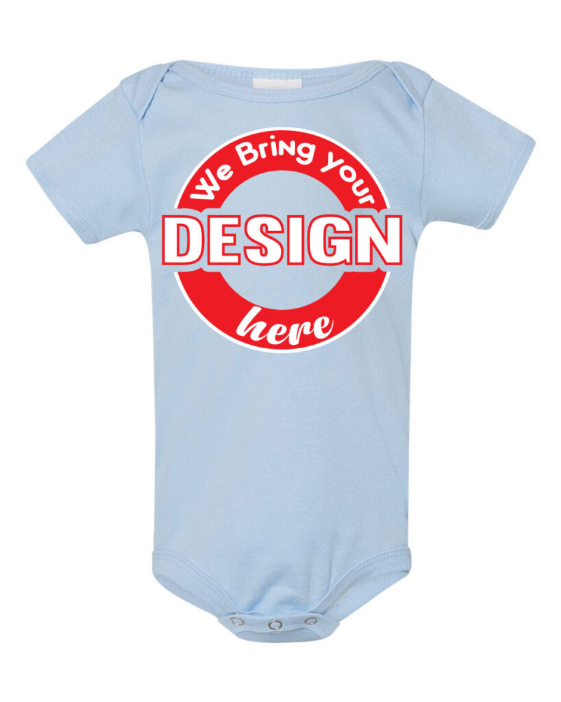 Light Blue Softstyle® Infant One Piece