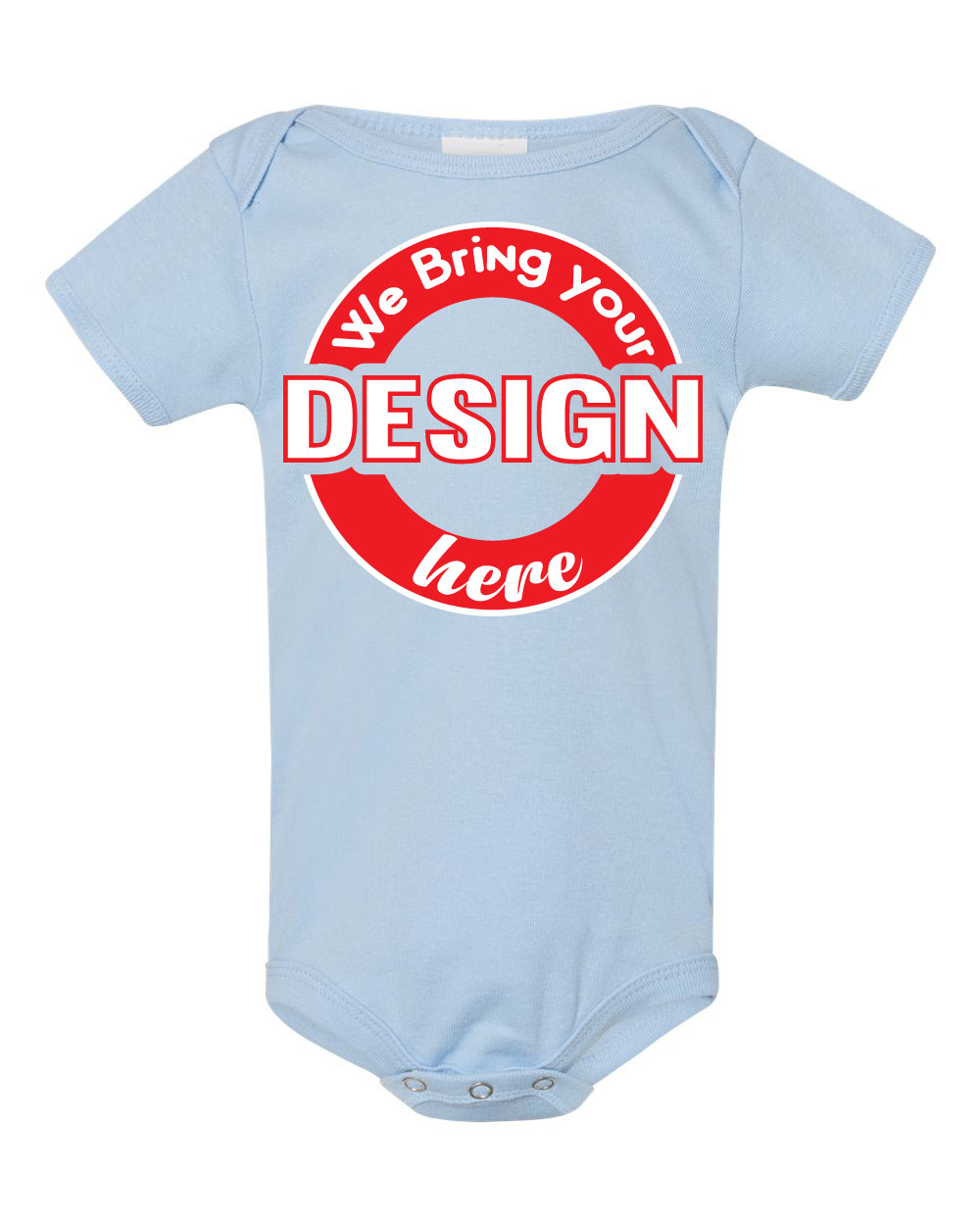 Light Blue Softstyle® Infant One Piece