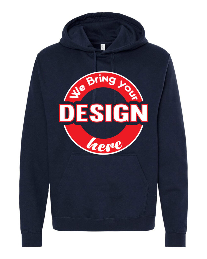 Navy Unisex Pullover Hoodie