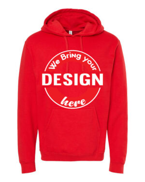 Red Unisex Pullover Hoodie