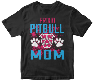 Mother's day T-Shirts- proud pitbull mom